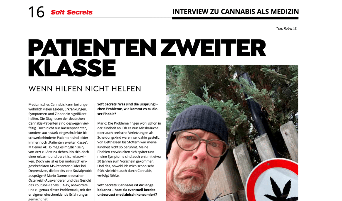 SoftSecrets: Interview zu Cannabis als Medizin